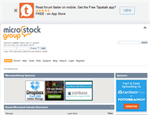 Tablet Screenshot of microstockgroup.com
